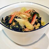 さっぱり!☆キャベツとわかめ&カニカマの酢のもの☆